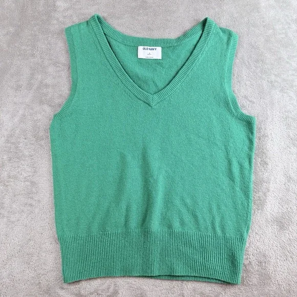 Old Navy Sweaters Old Navy Sweater Vest Women Medium Green